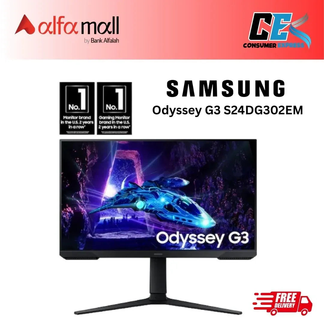 Samsung Odyssey G3 24inch S24DG302EM FHD 180Hz Gaming Mitor