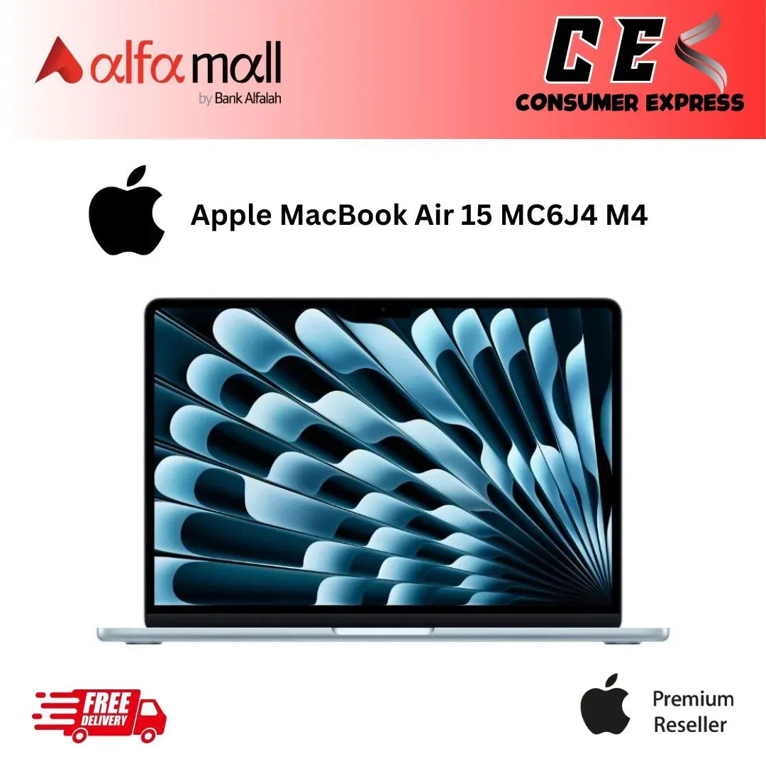 Apple Macbook Air 15 MC6J4 M4 10C CPU 10C GPU 24GB 512GB Silver New