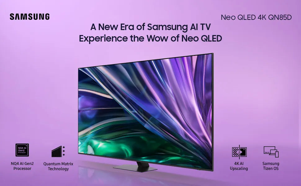Samsung 85" Neo QLED 4K QN85D with Quantum Matrix with Mini LEDs