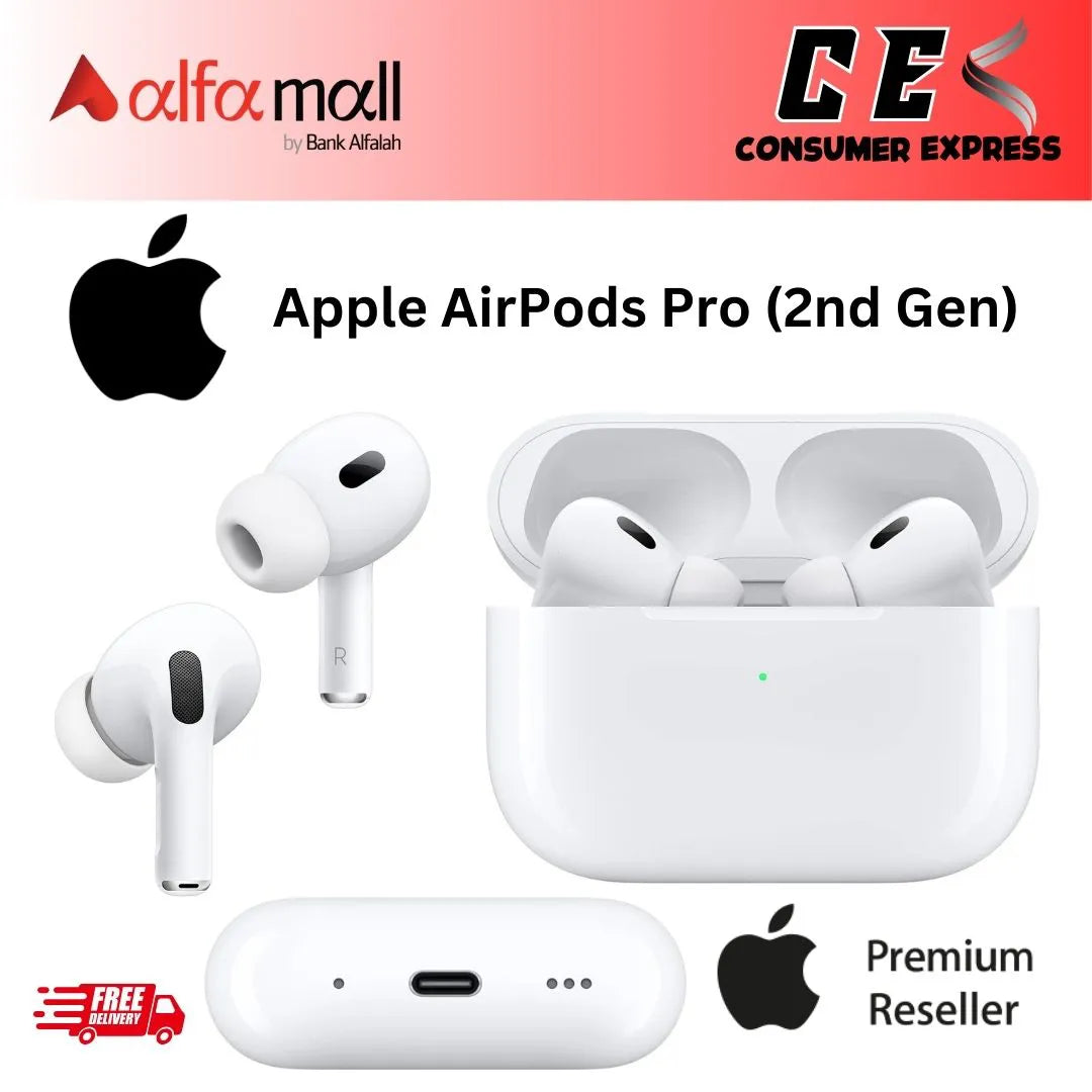 Apple AirPods Pro 2 (2nd Gen) Wireless Earbuds with USB C Charging Active Noise Cancellation (Non Active, Sealed)