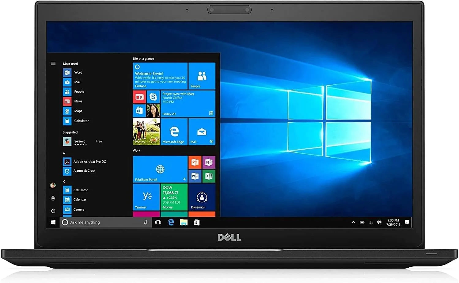 Dell Latitude 7480 , 7th Gen Intel Core i5-7300U 8GB Ram, 256GB SSD, 14 Inch Display Intel HD Graphics 620, Free Bag & Mouse (Like New) - (Other Bank)