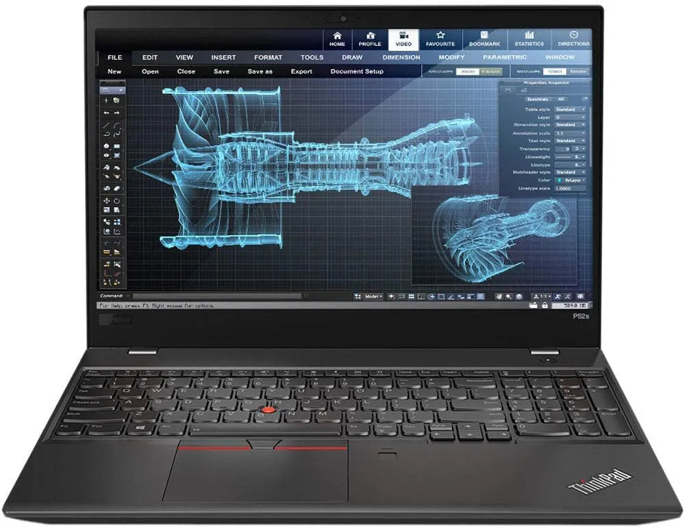 Lenovo ThinkPad P52s , Intel Core i7-8550U,16GB DDR4,256GB NVMe SSD,15.6" FHD Display, NVIDIA Quadro P500 2GB GDDR5 Graphic Card , Free Bag & Mouse (Like New) - (Other Bank)