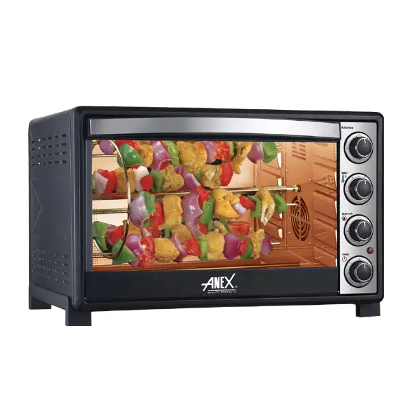 Anex Deluxe Oven Toaster AG-3079 with Convection Fan - Full Size approx 65liters Capacity