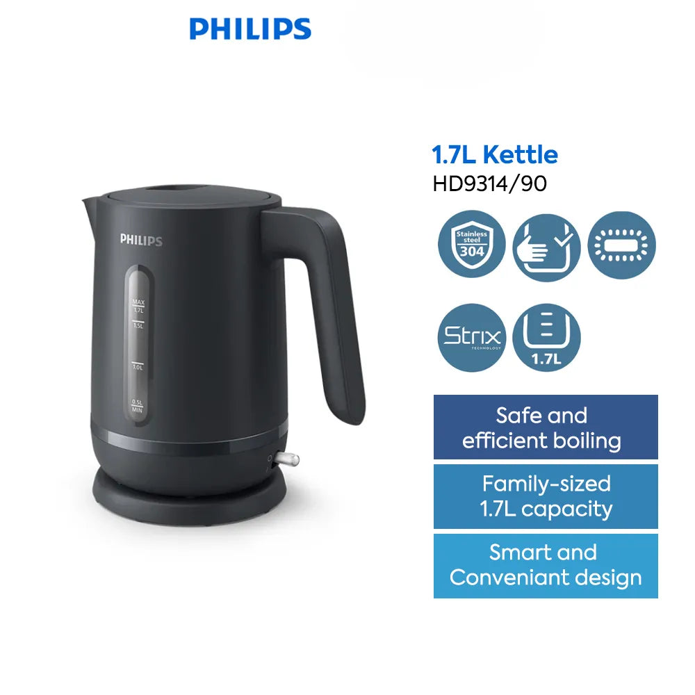 Philips Kettle Model HD9314 1.7 liter capacity Official Warranty