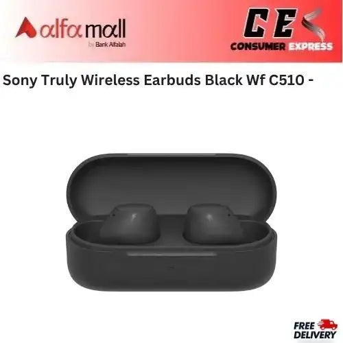 Sony Truly Wireless Earbuds Black Wf C510 -