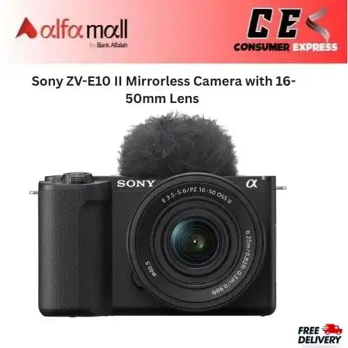 Sony ZVE10 II Mirrorless Camera with 1650mm Lens