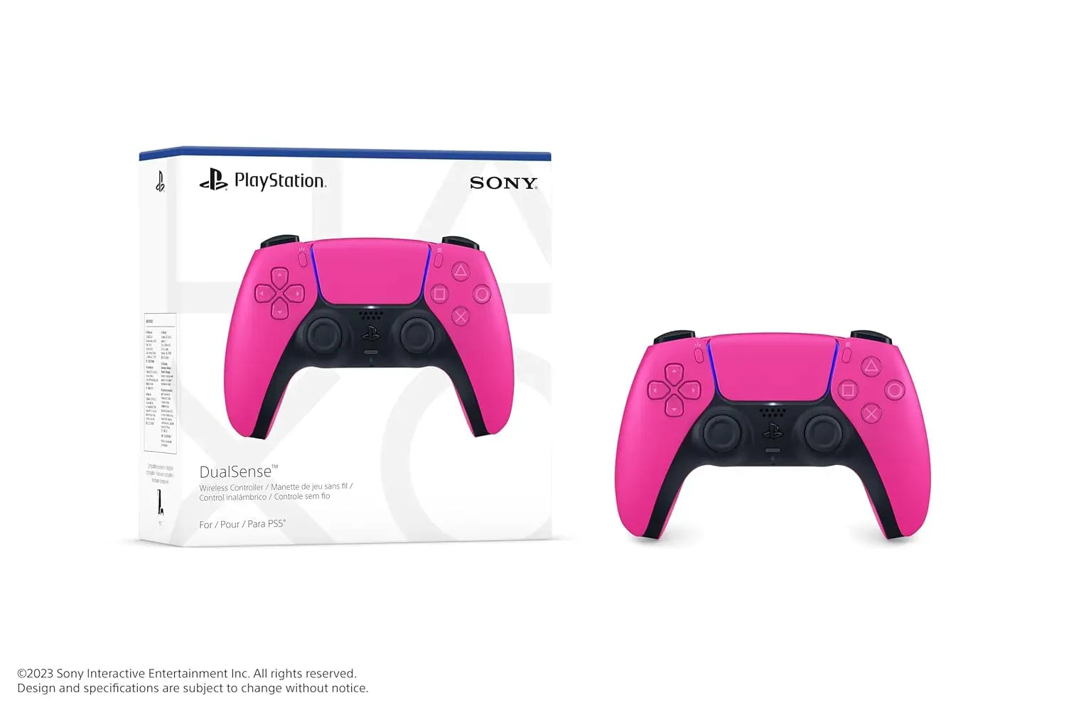 Sy DualSense Wireless Ctroller for PS5 PlaySti 5 Nova Pink