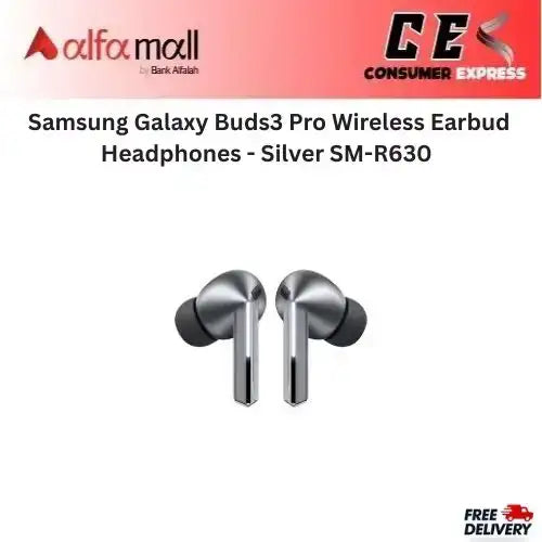 Samsung Galaxy Buds3 Pro Wireless Earbud Headphes Silver SMR630