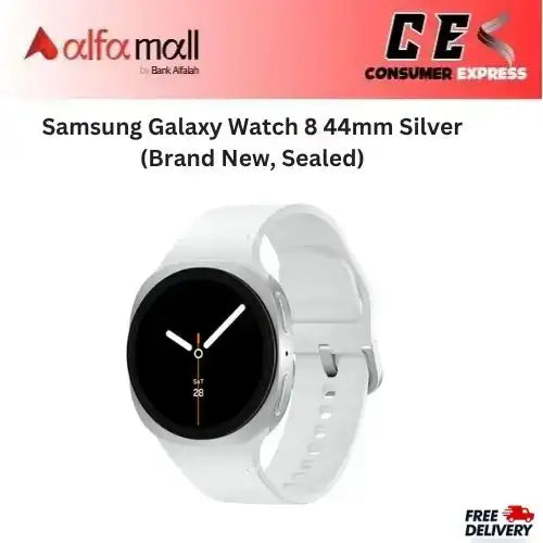 Samsung Galaxy Watch 8 44mm Silver (Brand New, Sealed) -