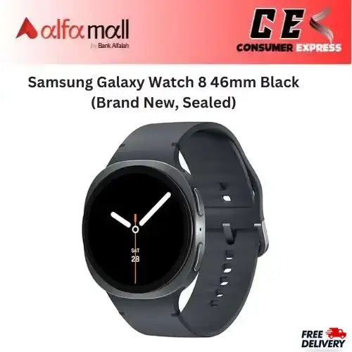 Samsung Galaxy Watch 8 46mm Black (Brand New, Sealed) -