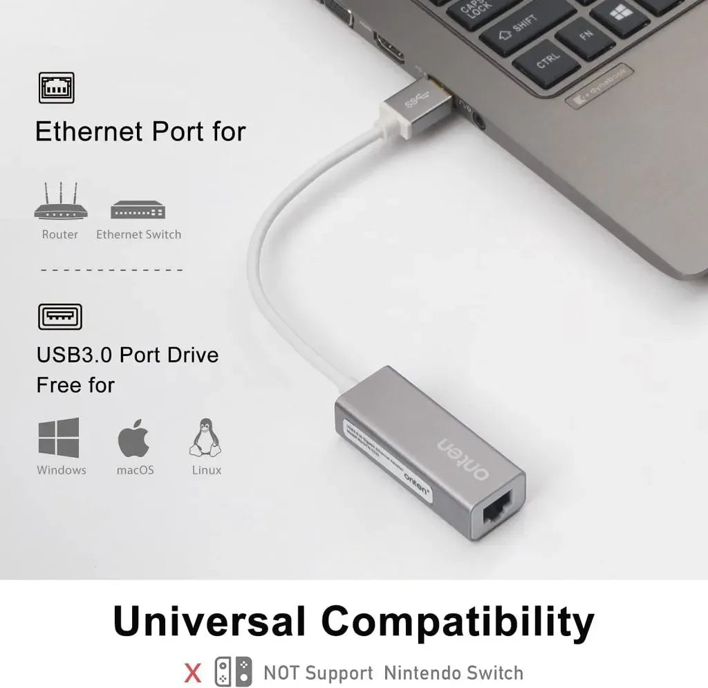 TEN OTNU5225 USB 3.0 to Gigabit Ethernet Adapter