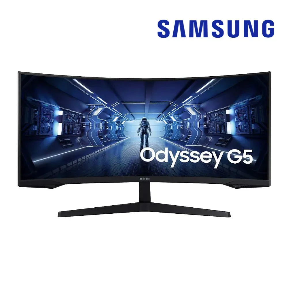 Samsung Odyssey G5 34Inch LC34G55TWWM 21:9 Curved 165Hz FreeSync WQHD HDR VA Gaming Mitor