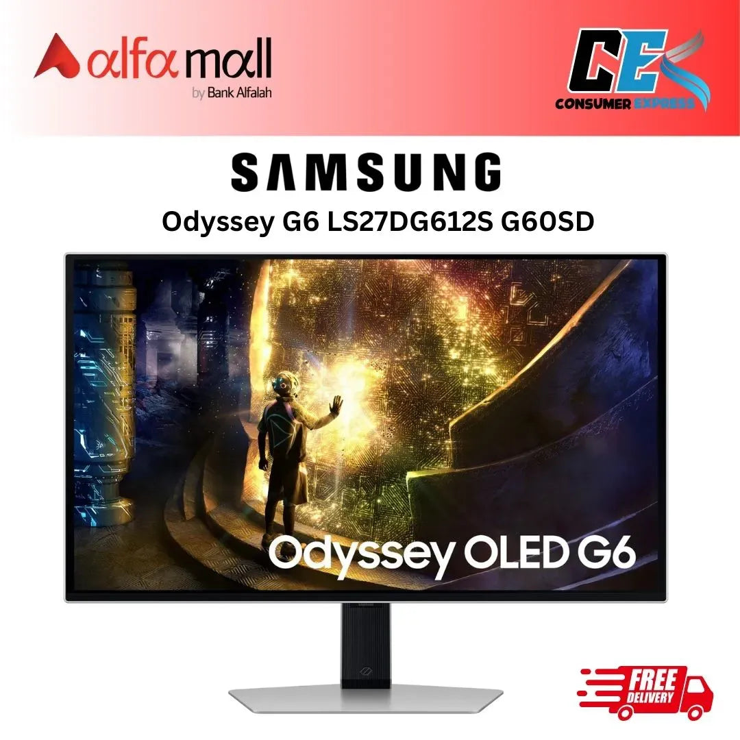 Samsung Odyssey G6 OLED 27inch LS27DG612S QHD 240Hz Gaming Mitor