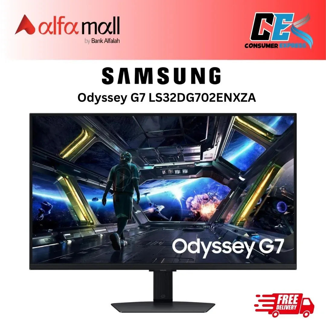 Samsung Odyssey G7 32inch 4K UHD 144Hz Smart Gaming Mitor