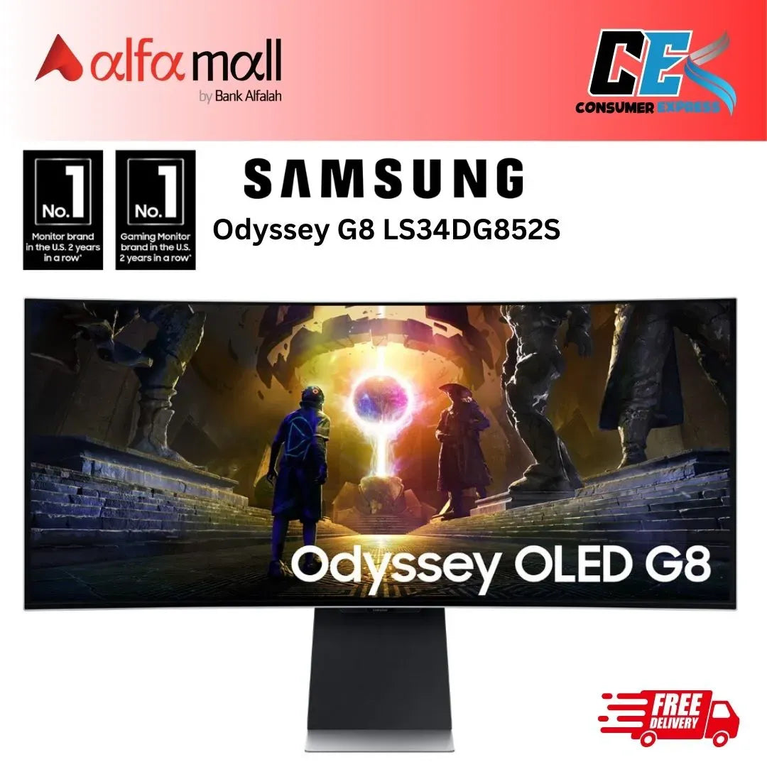 Samsung Odyssey G8 LS34DG852S 34inch OLED Gaming Mitor
