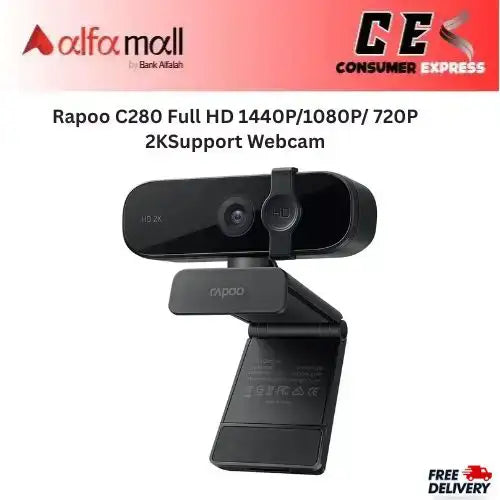 Rapoo C280 Full HD 1440P/1080P/ 720P 2KSupport Webcam