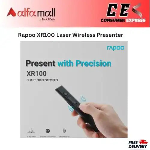 Rapoo XR100 Laser Wireless Presenter