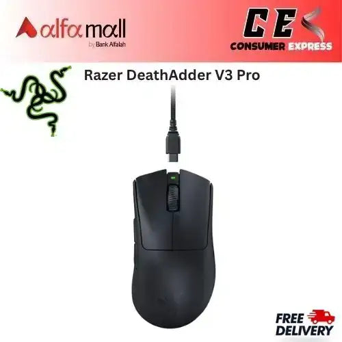 Razer DehAdder V3 Pro Mouse + HyperPolling Wireless Dgle Bundle
