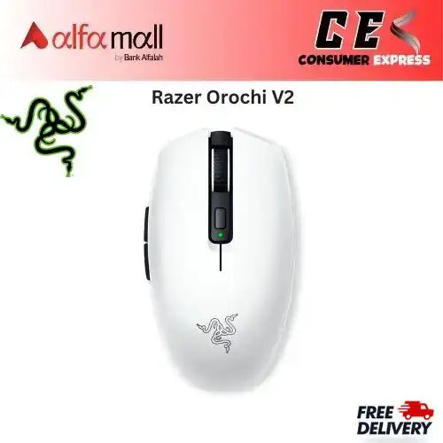 Razer Orochi V2 Wireless Optical Gaming Mouse – Quartz Edidti