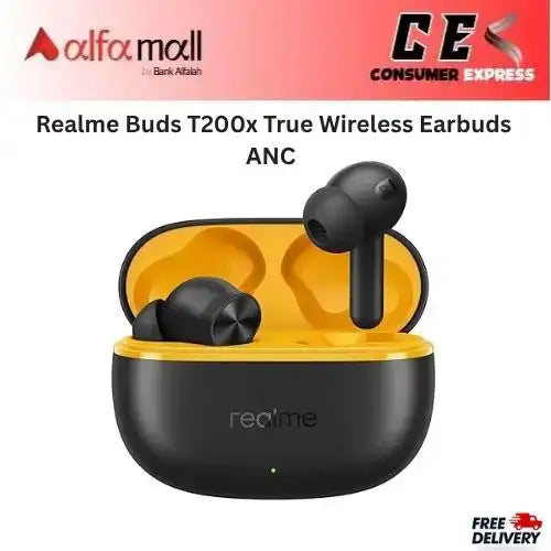 Realme Buds T200x True Wireless Earbuds ANC