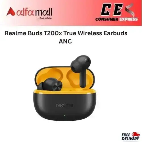 Realme Buds T200x True Wireless Earbuds ANC -