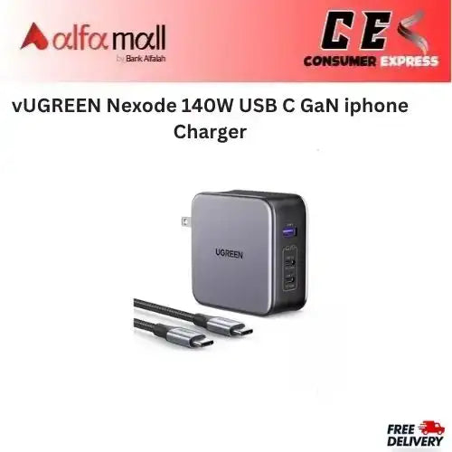 UGREEN Nexode 140W USB C GaN iphone Charger -