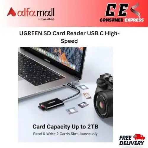 UGREEN SD Card Reader USB C HighSpeed €“ 35622