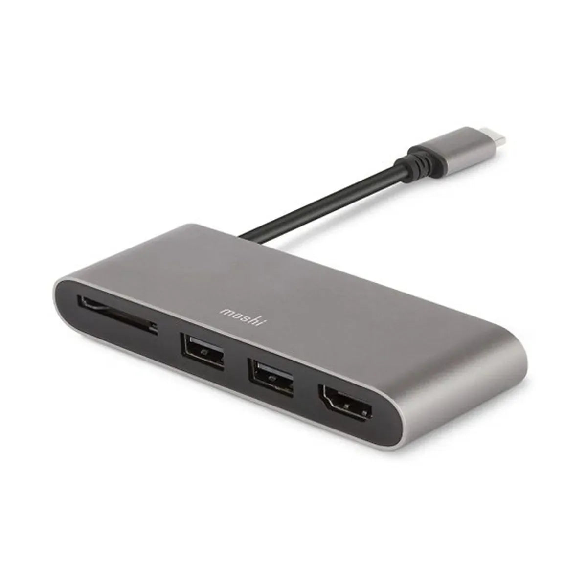 Moshi USBC to HDMI Dual USB 3.0 SD Card Multimedia Adapter