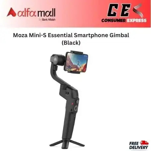 Moza MiniS Essential Smartphe Gimbal (Black)
