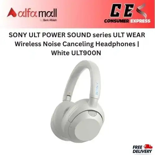 SY ULT POWER SOUND series ULT WEAR Wireless Noise Canceling Headphes White ULT900N