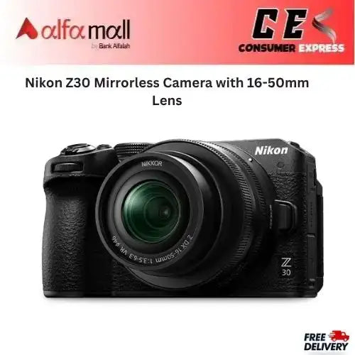 Nik Z30 Mirrorless Camera with 1650mm Lens