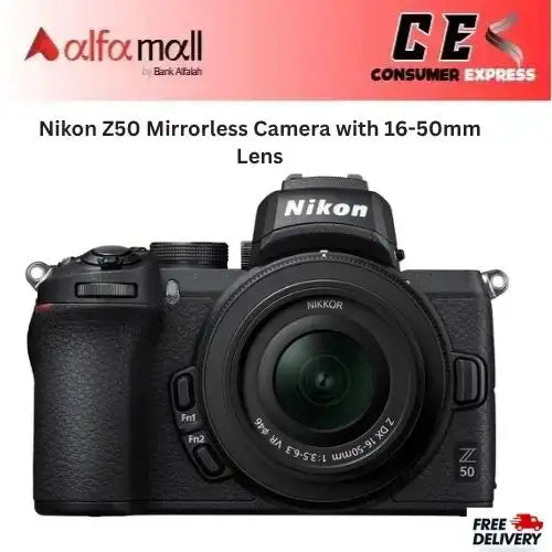 Nik Z50 Mirrorless Camera with 1650mm Lens