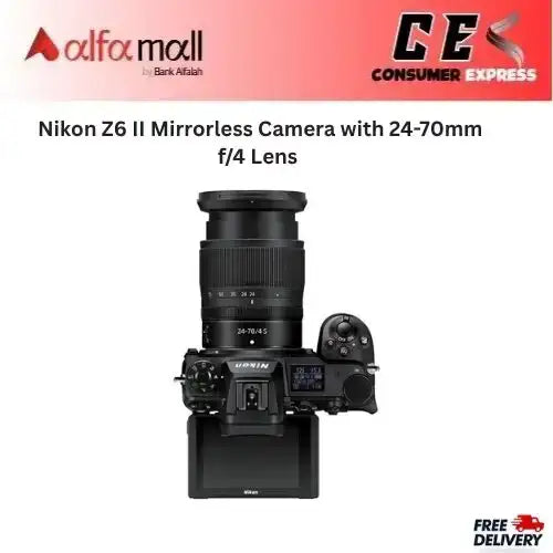 Nik Z6 II Mirrorless Camera with 2470mm f/4 Lens