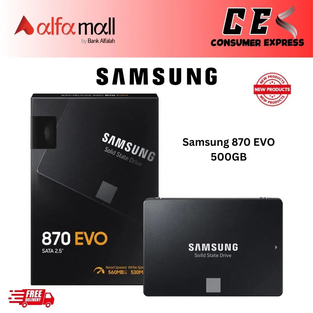 Samsung 870 EVO 500GB SSD SA 2.5" MZ77E500