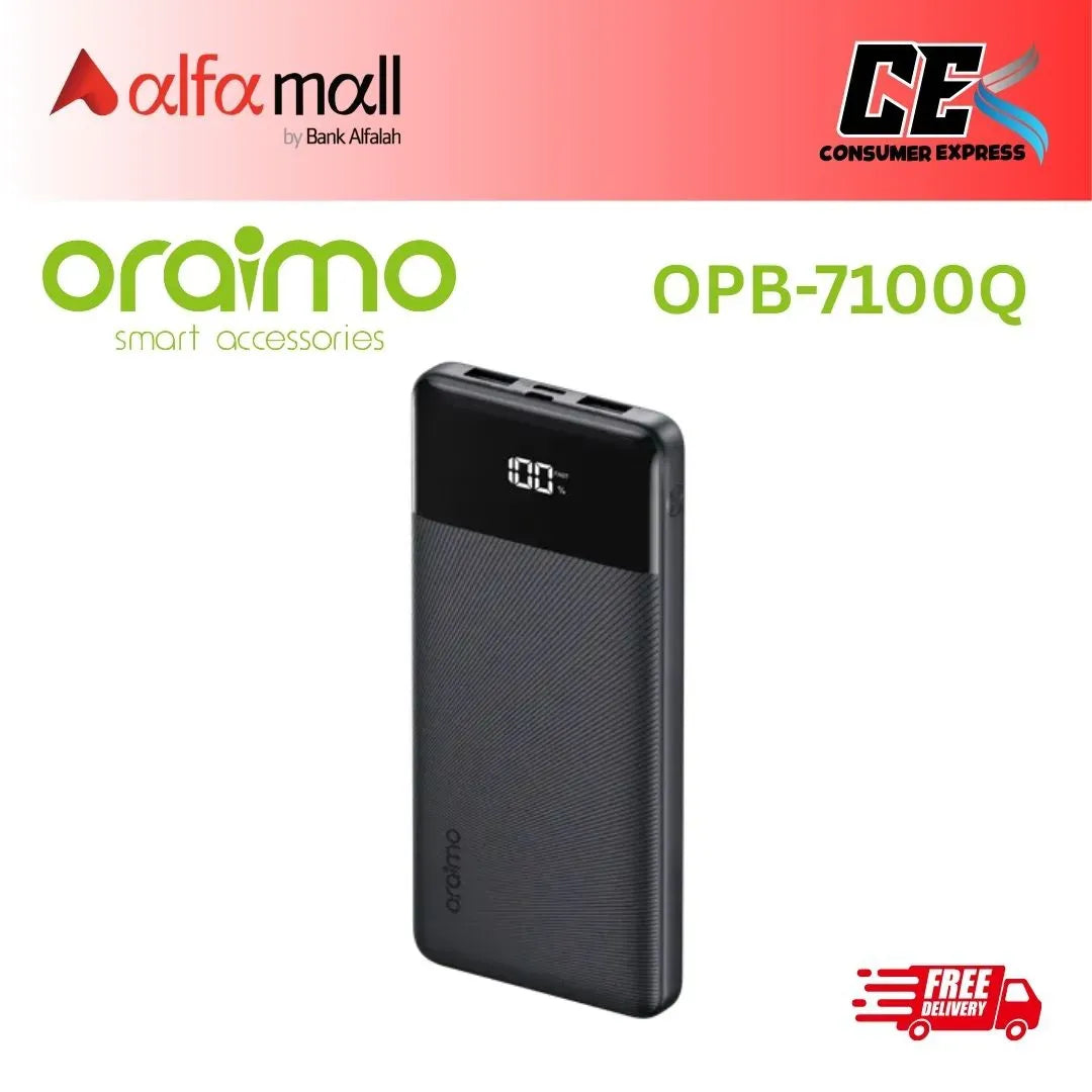 Oraimo Toast 22.5W Byte 10000mAh Power Bank OPB7100Q