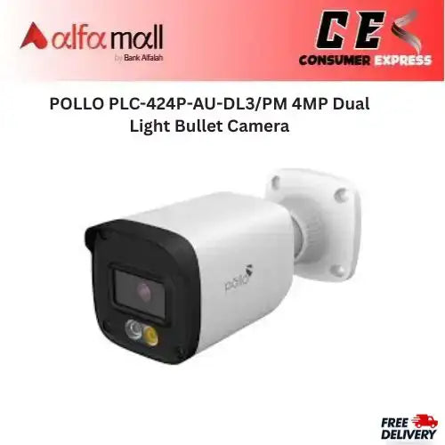 POLLO PLC424PAUDL3/PM 4MP Dual Light Bullet Camera