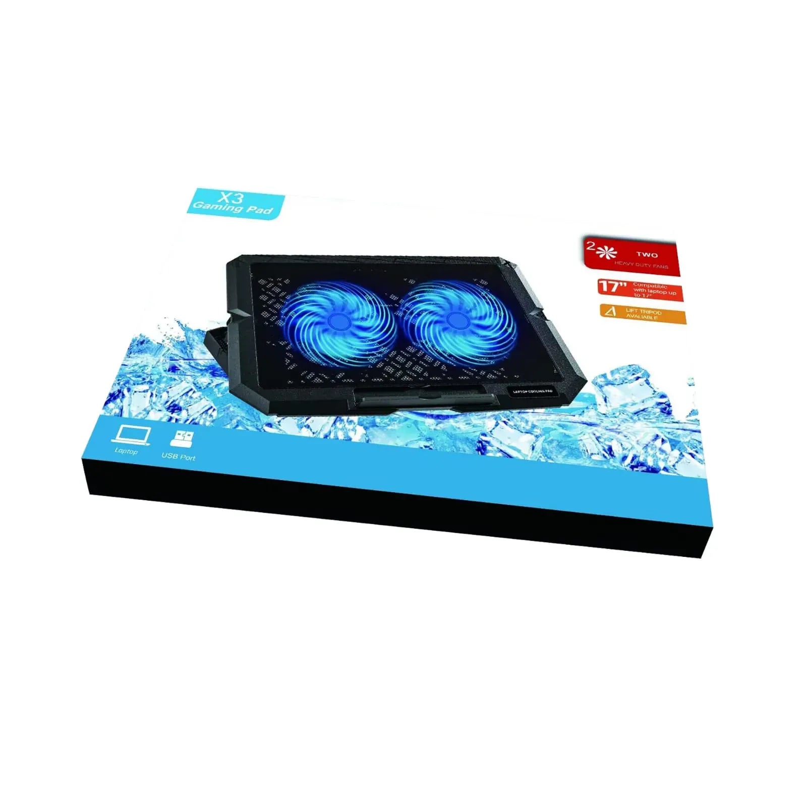 VTech X3 Dual Fans USB Laptop Cooling Pad