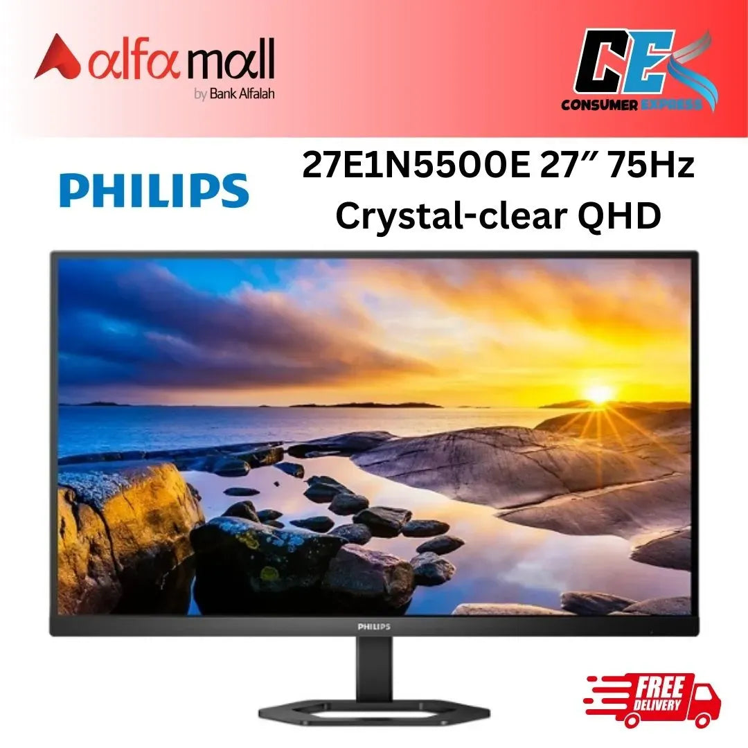 Philips 27E1N5500E 27inch 75Hz Crystalclear QHD IPS Mitor