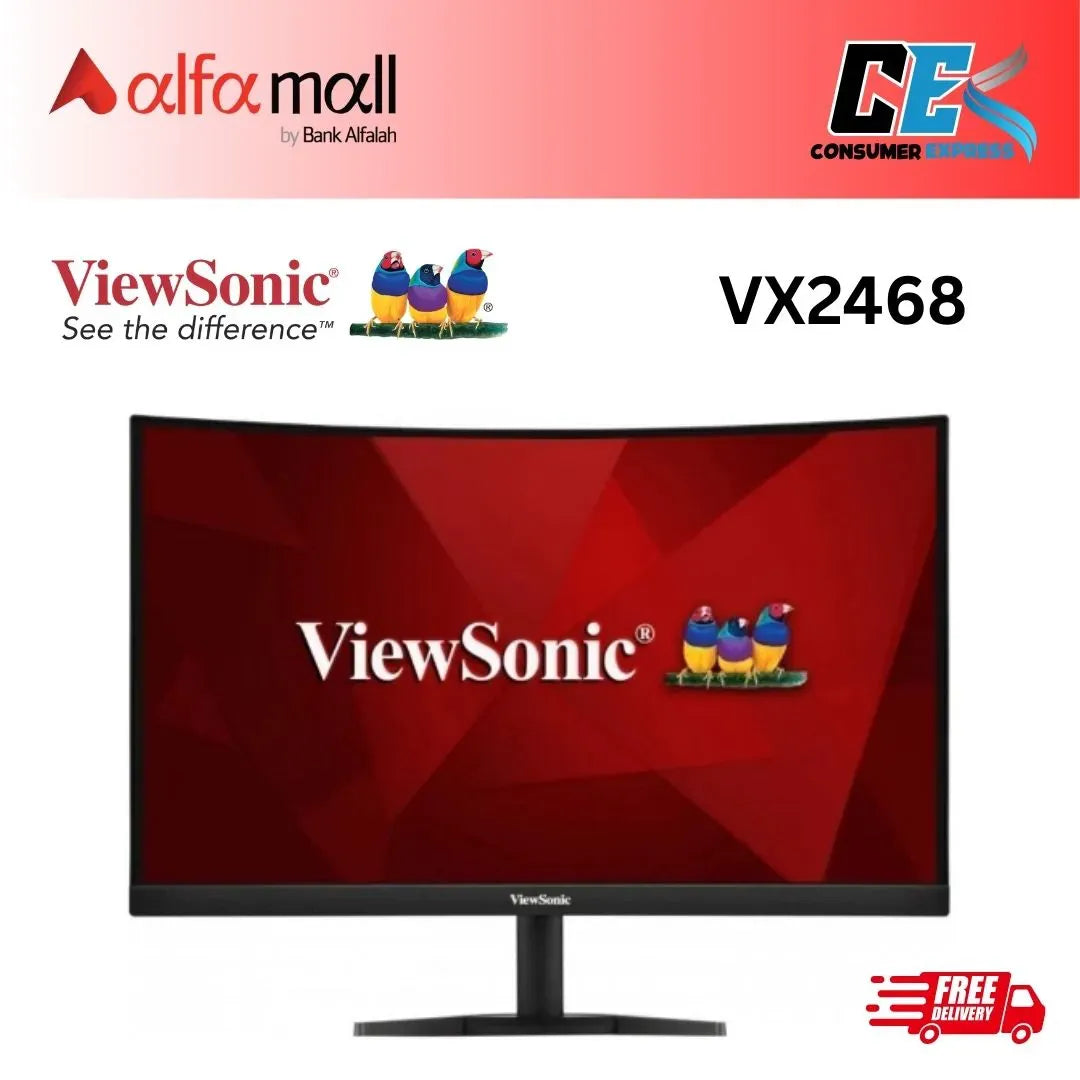 ViewSic VX2468PCMHD 24inch FHD 165Hz Curved Gaming Mitor