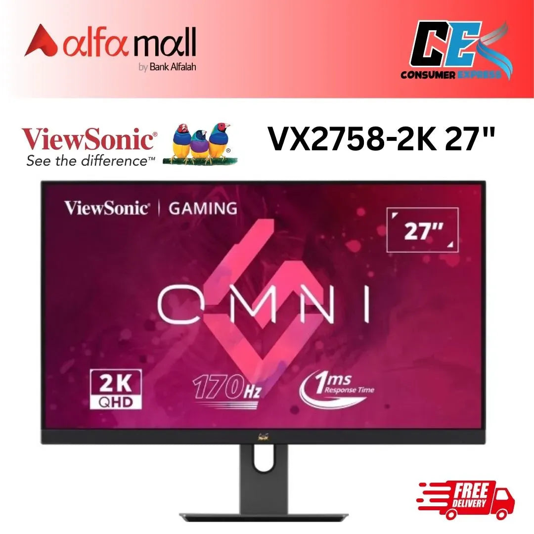 ViewSic VX27582KPRO2 27inch 170 Hz IPS QHD 2K Gaming Mitor