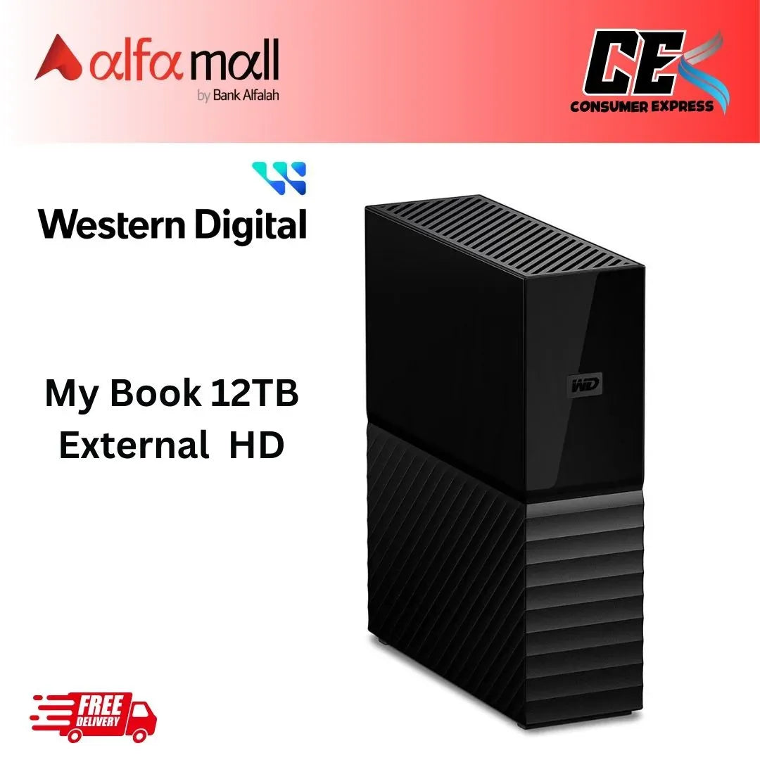 WD My Book 12TB External Desktop Hard Drive