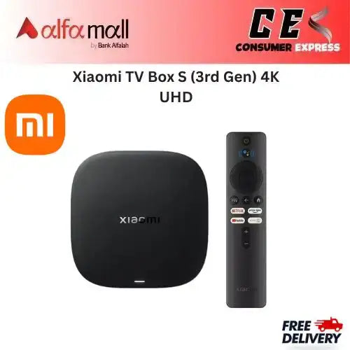 Xiaomi TV Box S (3rd Gen) 4K UHD Dolby Visi, Dolby mos DTS:X, WiFi 6, Google TV