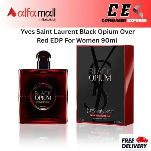 Yves Saint Laurent Black Opium Over Red EDP For Women 90ml