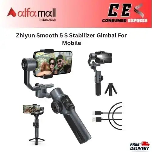 Zhiyun Smooth 5 S Stabilizer Gimbal For Mobile