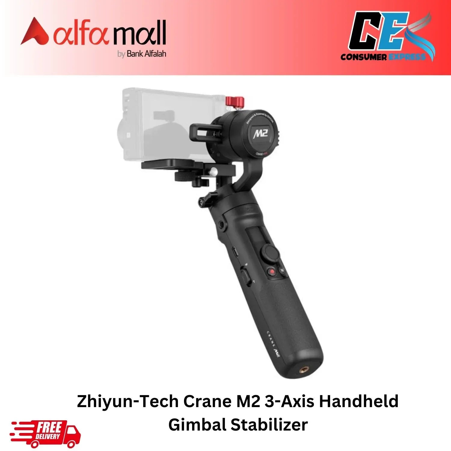 Zhiyun Tech Crane M2 3Axis Handheld Gimbal Stabilizer