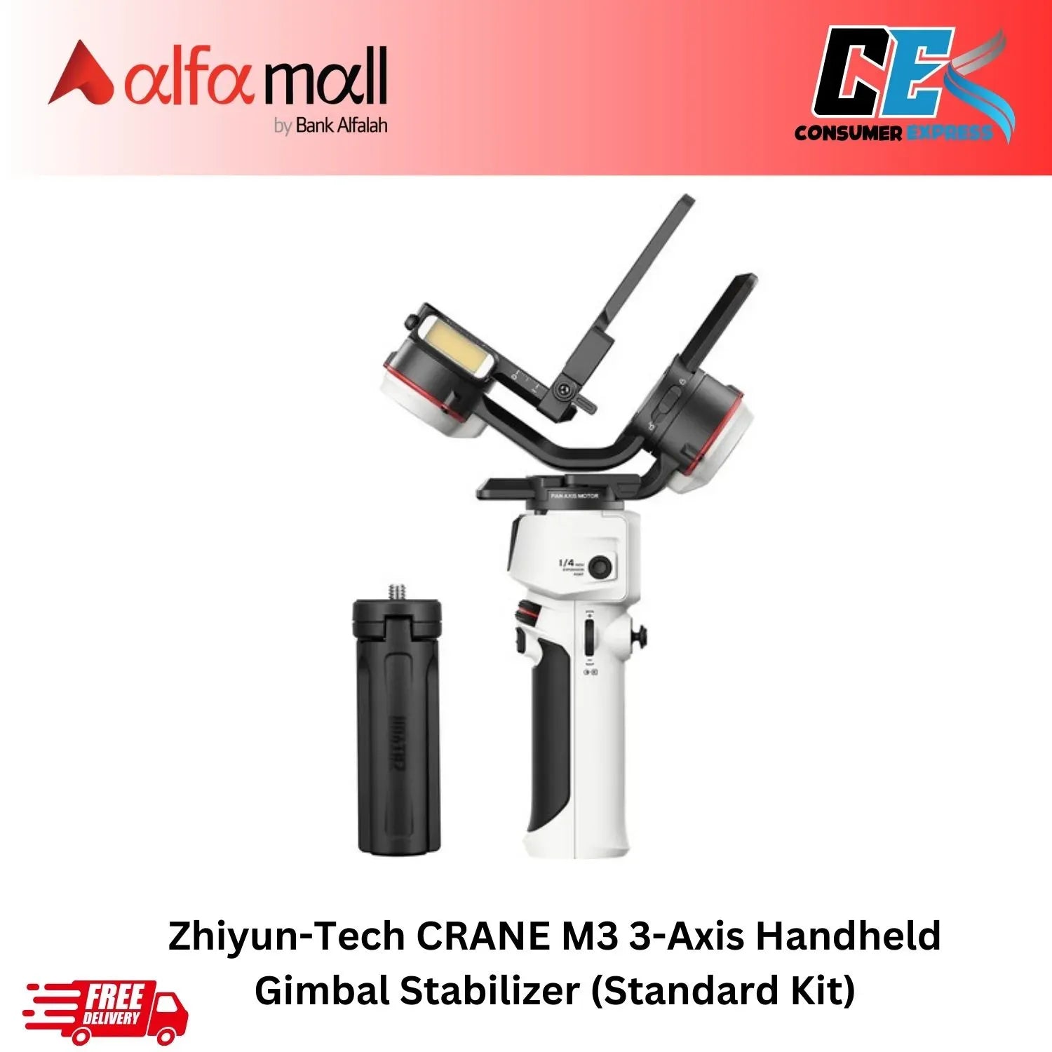 Zhiyun Tech Crane M3 3Axis Handheld Gimbal Stabilizer Standard Kit