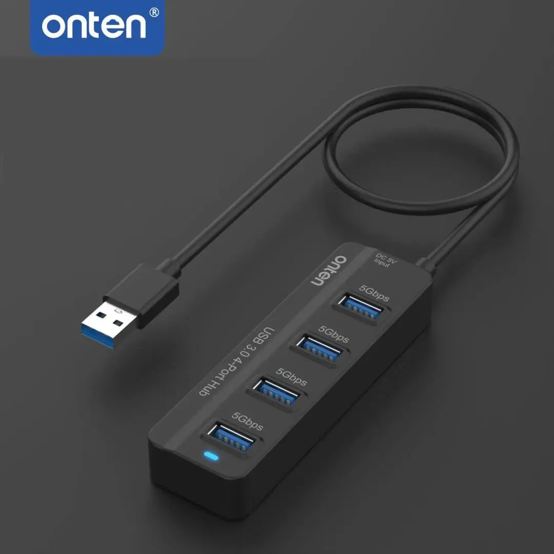 Onten OTN5305 4Port USB3.0 4in1 HUB Docking Sti