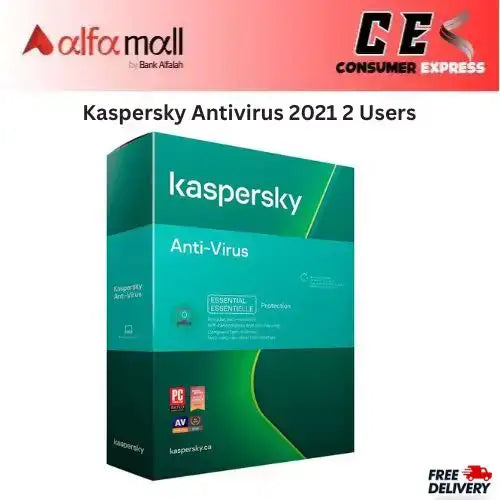 Kaspersky Antivirus 2021 2 Users