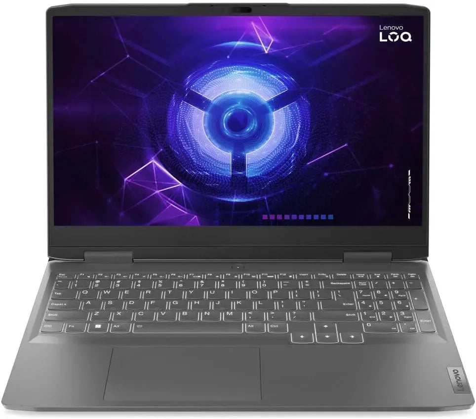 Lenovo LOQ 15ARP9 Gaming Laptop AMD Ryzen 5 7235HS 12GB DDR5 512GB SSD NVIDIA GeForce RTX 3050 6GB Windows 11 15.6" FHD IPS 10 sRGB 144Hz GSYNC Luna Grey NEW
