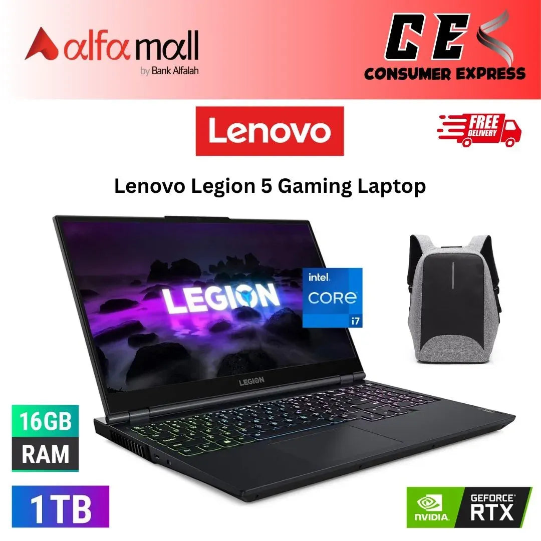 Lenovo Legi 5 14th Gen Core i7 14650HX 16Core 16GB 1TB SSD 6GB NVIDIA GeForce RTX4050 GDDR6 GC 16Inch WQXGA 1600p IPS 165Hz 4Ze RGB BKB (Luna Grey, Lenovo Warranty, NEW)
